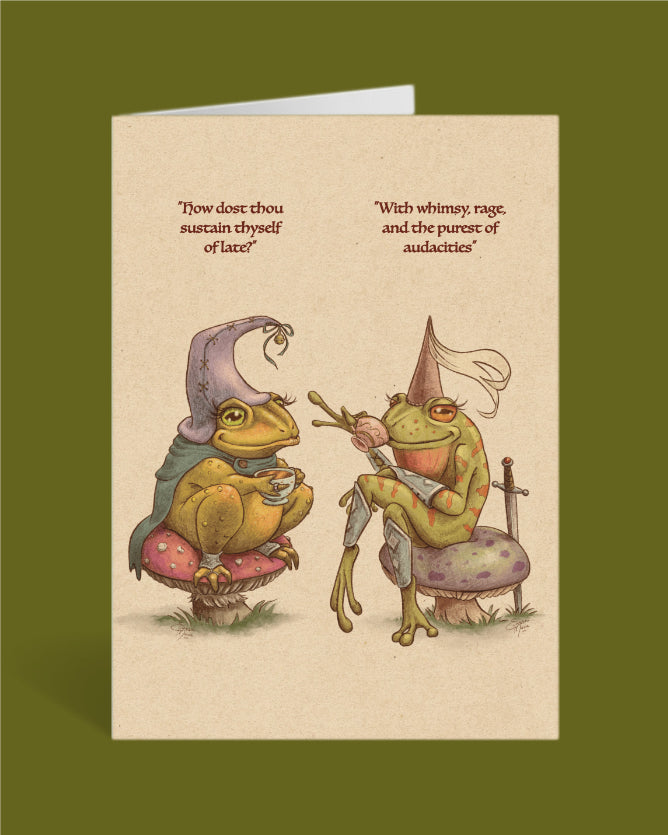 Frog & Toad Greeting Card