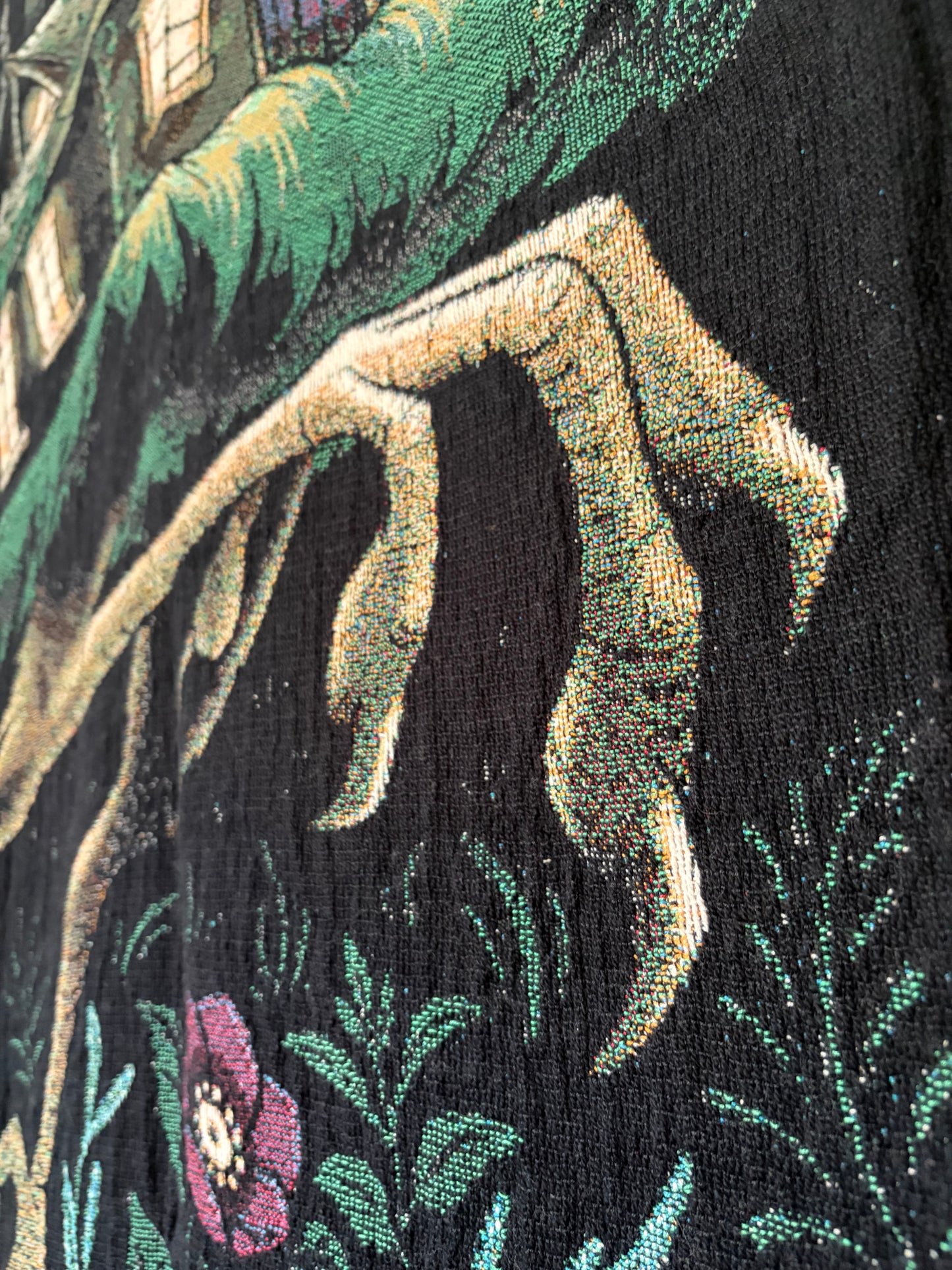 Baba Yaga Hut Woven Blanket
