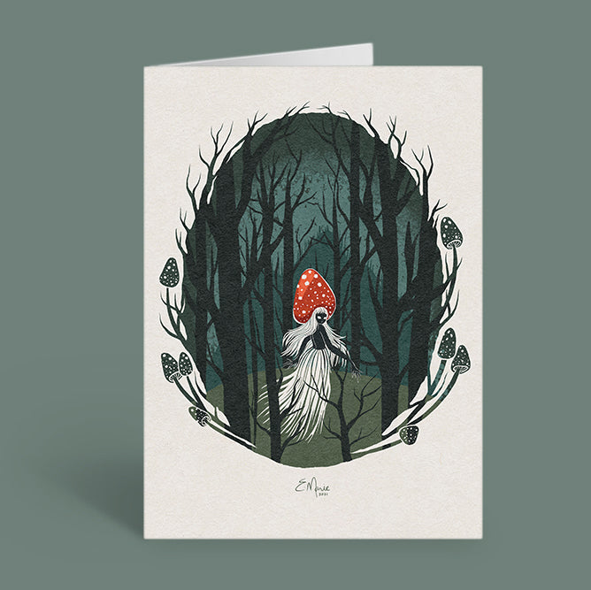 Forest Mushie Greeting Card