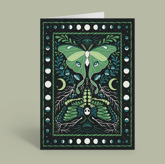 Moths Greeting Card