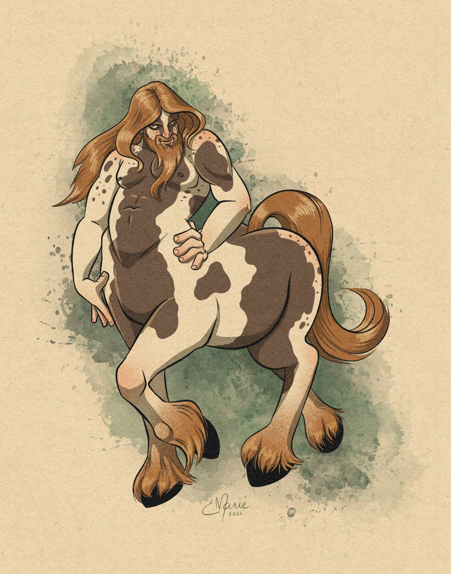 Centaur Pinup Art Print