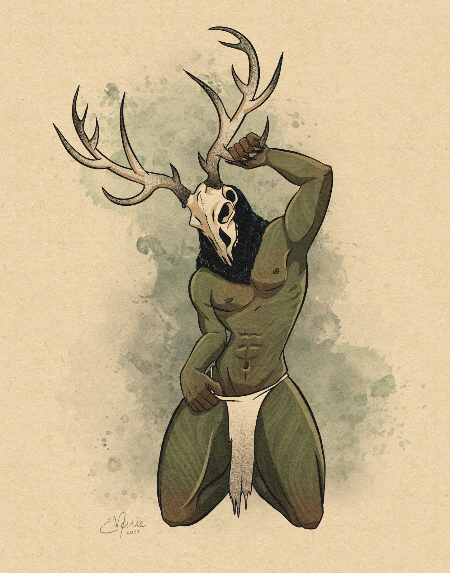 Leshy Pinup Art Print