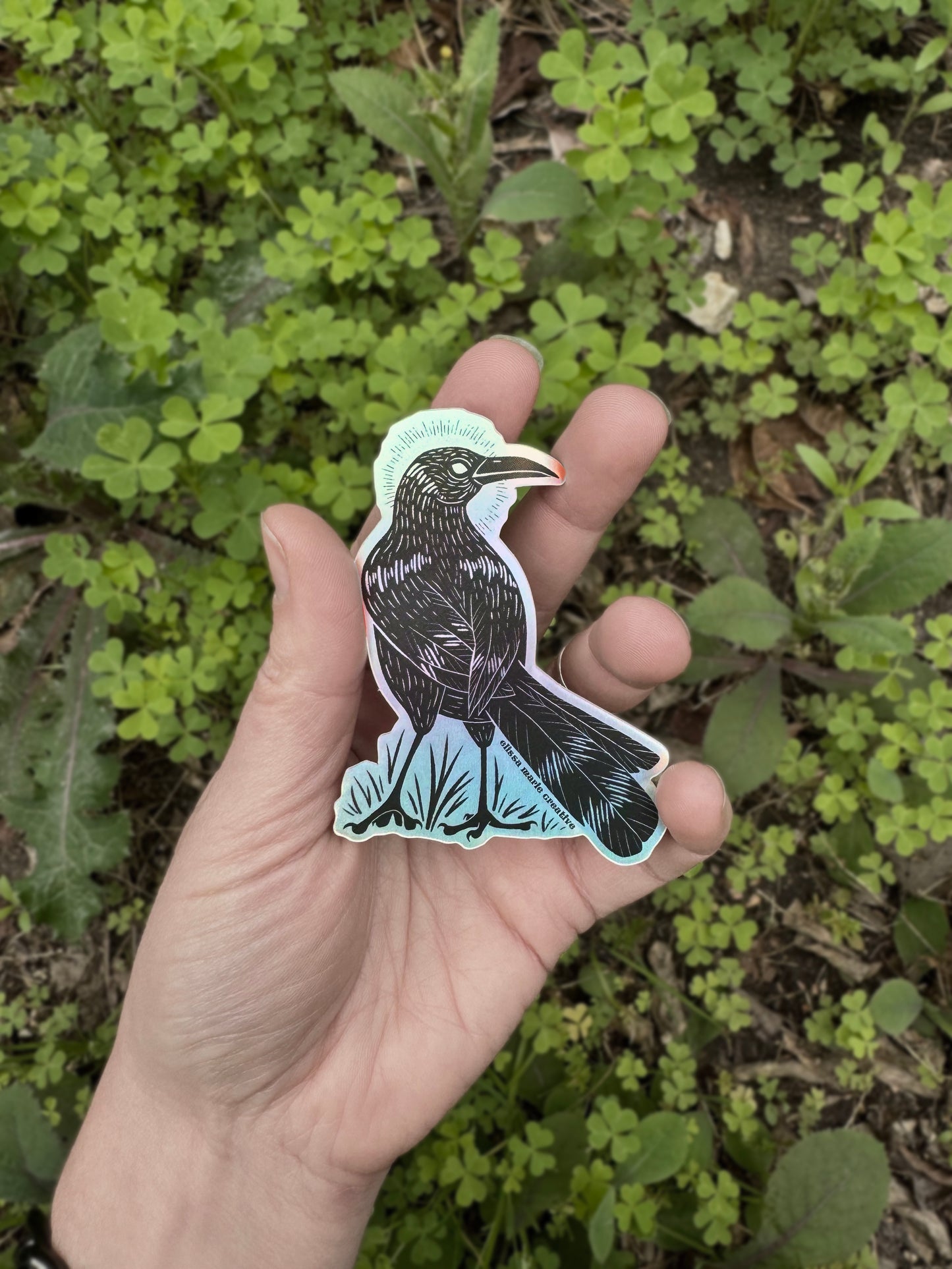 Blackbird Holo Sticker
