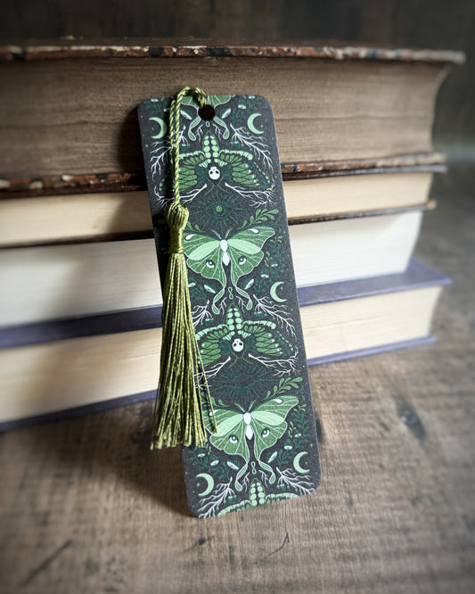 Moths & Moons Bookmark