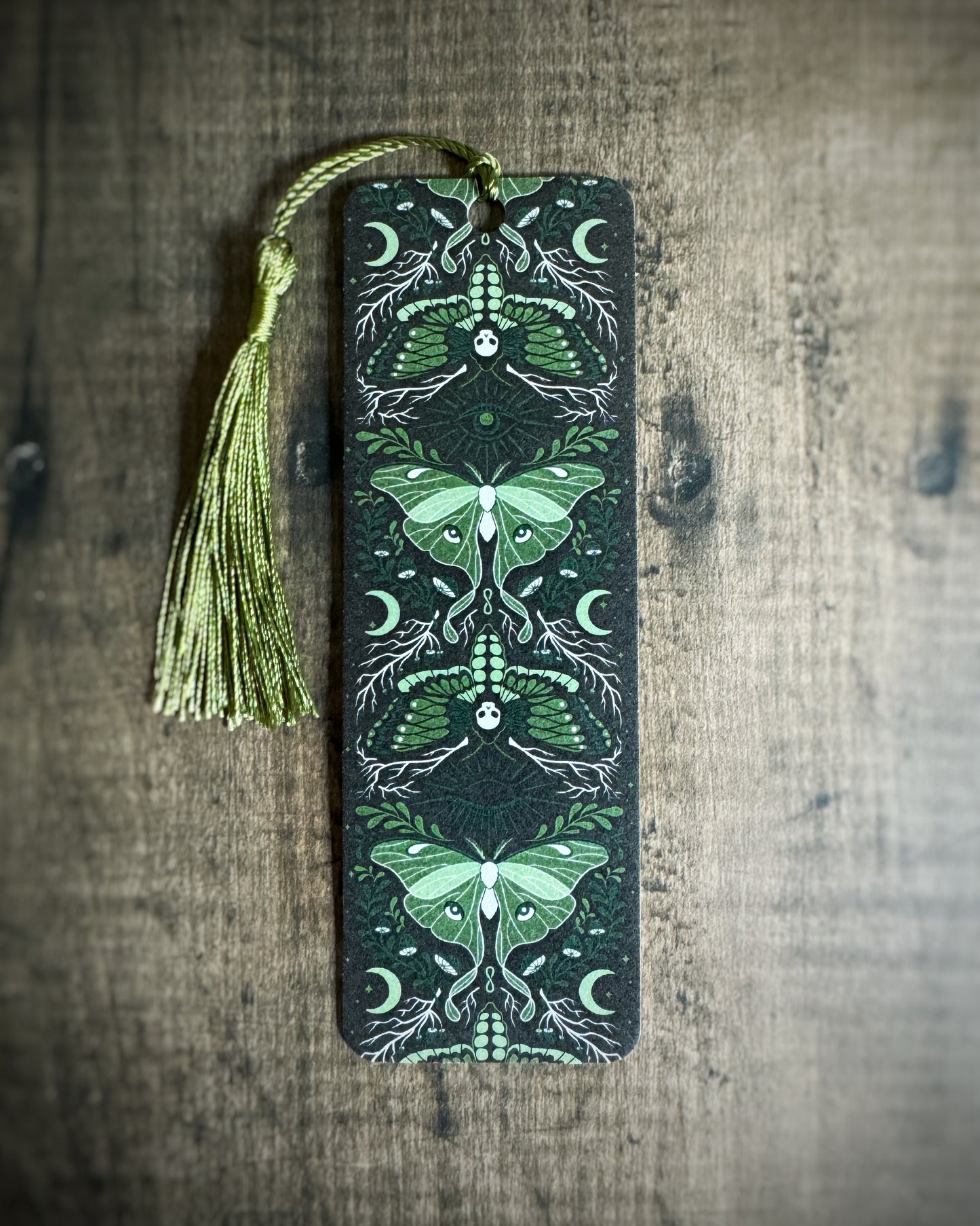 Moths & Moons Bookmark