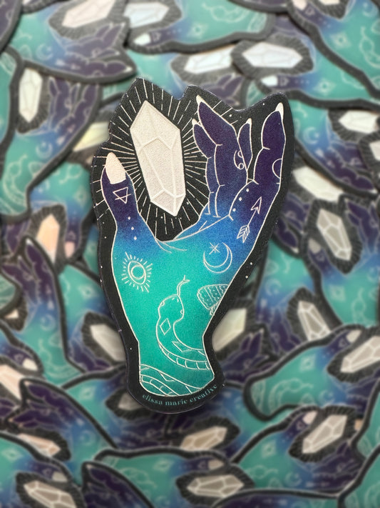 Crystal Magic Holo Sticker