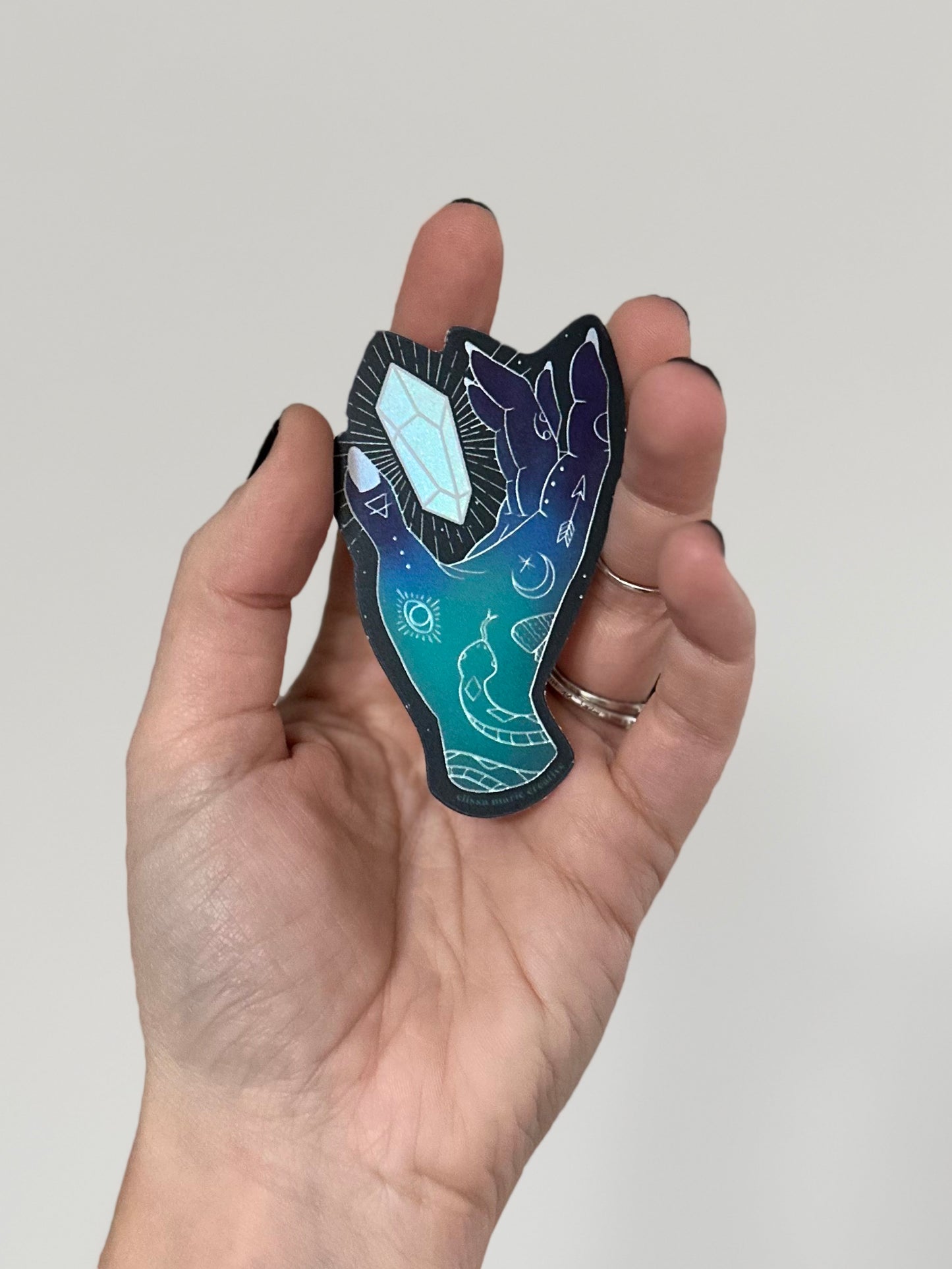 Crystal Magic Holo Sticker