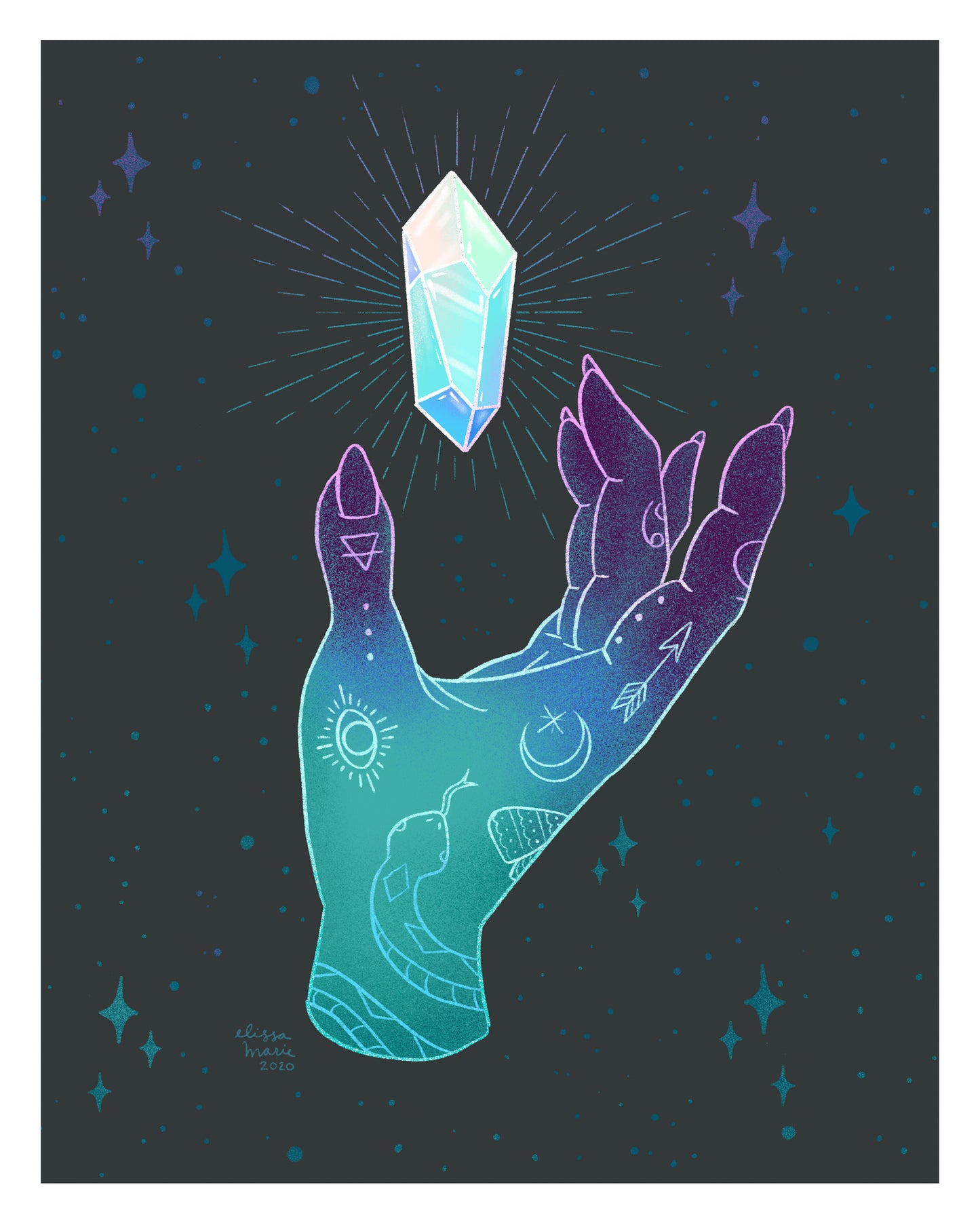 Crystal Magic Art Print