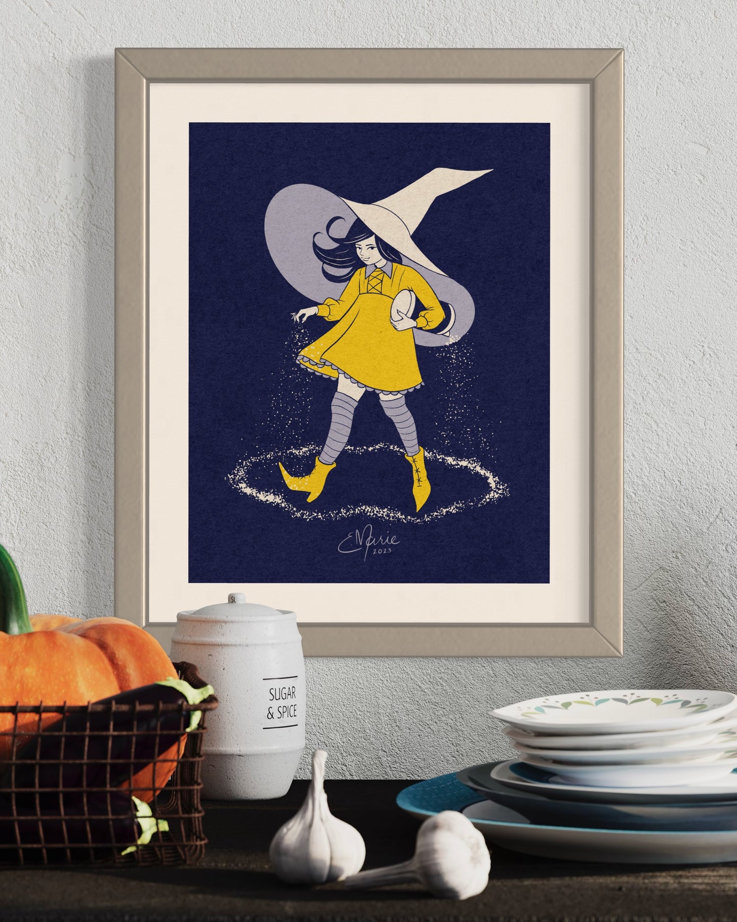 Salty Witch Art Print