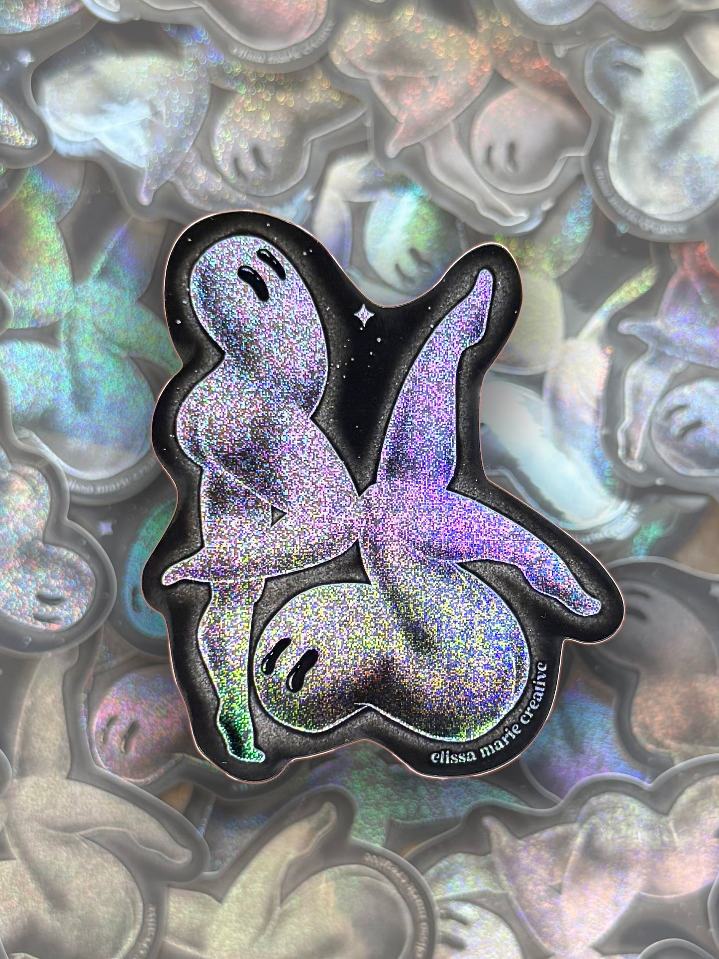 Fresno Nightcrawler Glitter Sticker