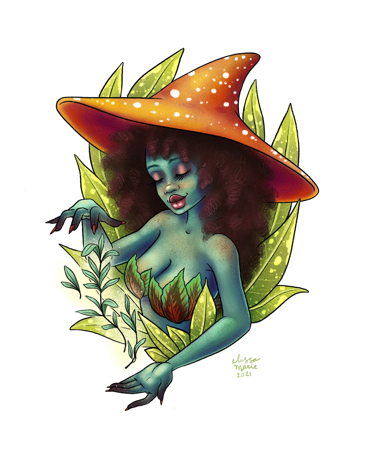 Plant Witch Art Print
