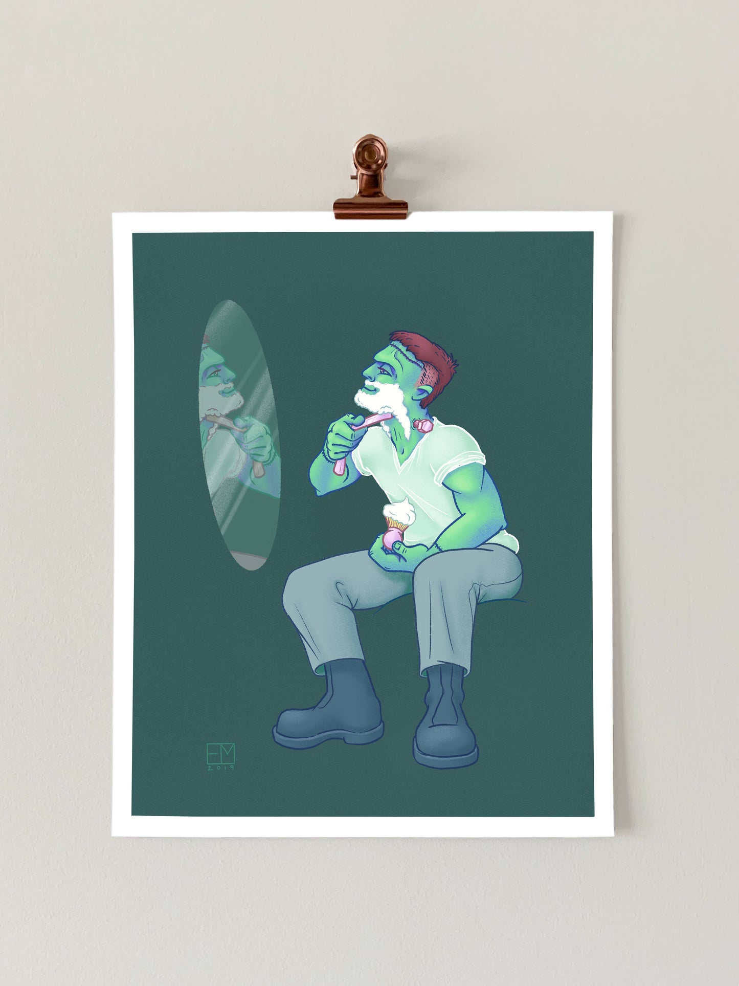 Mr. Frankenstein Art Print