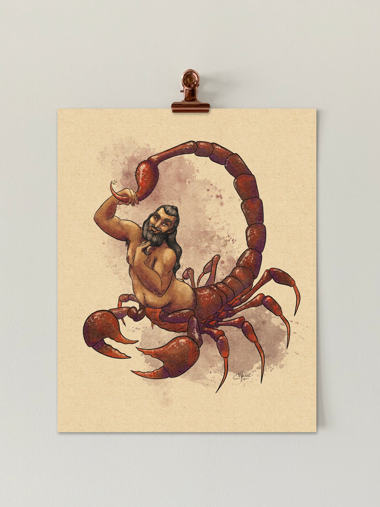 Aqrabuamelu Pinup Art Print