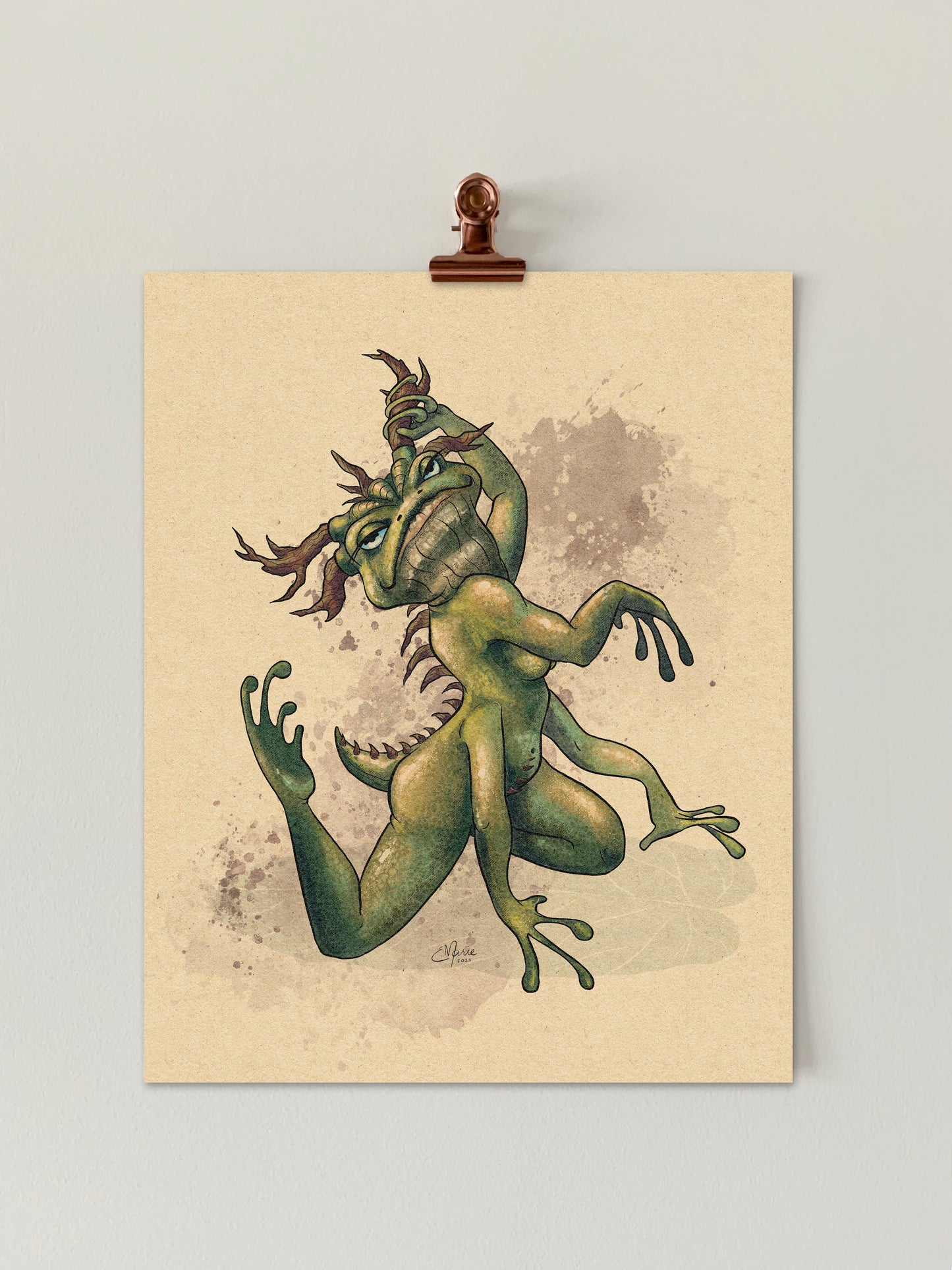 Bukavac Pinup Art Print