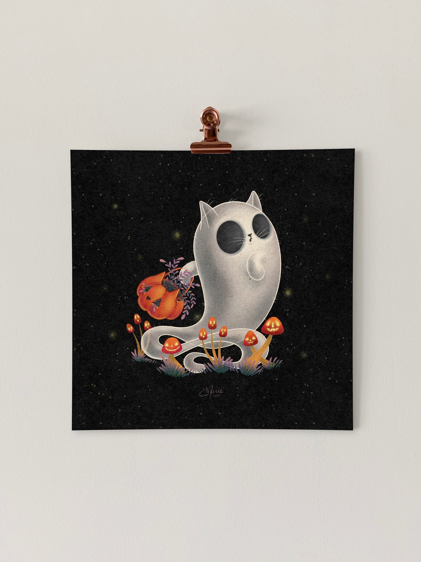 Scaredy Cat Art Print