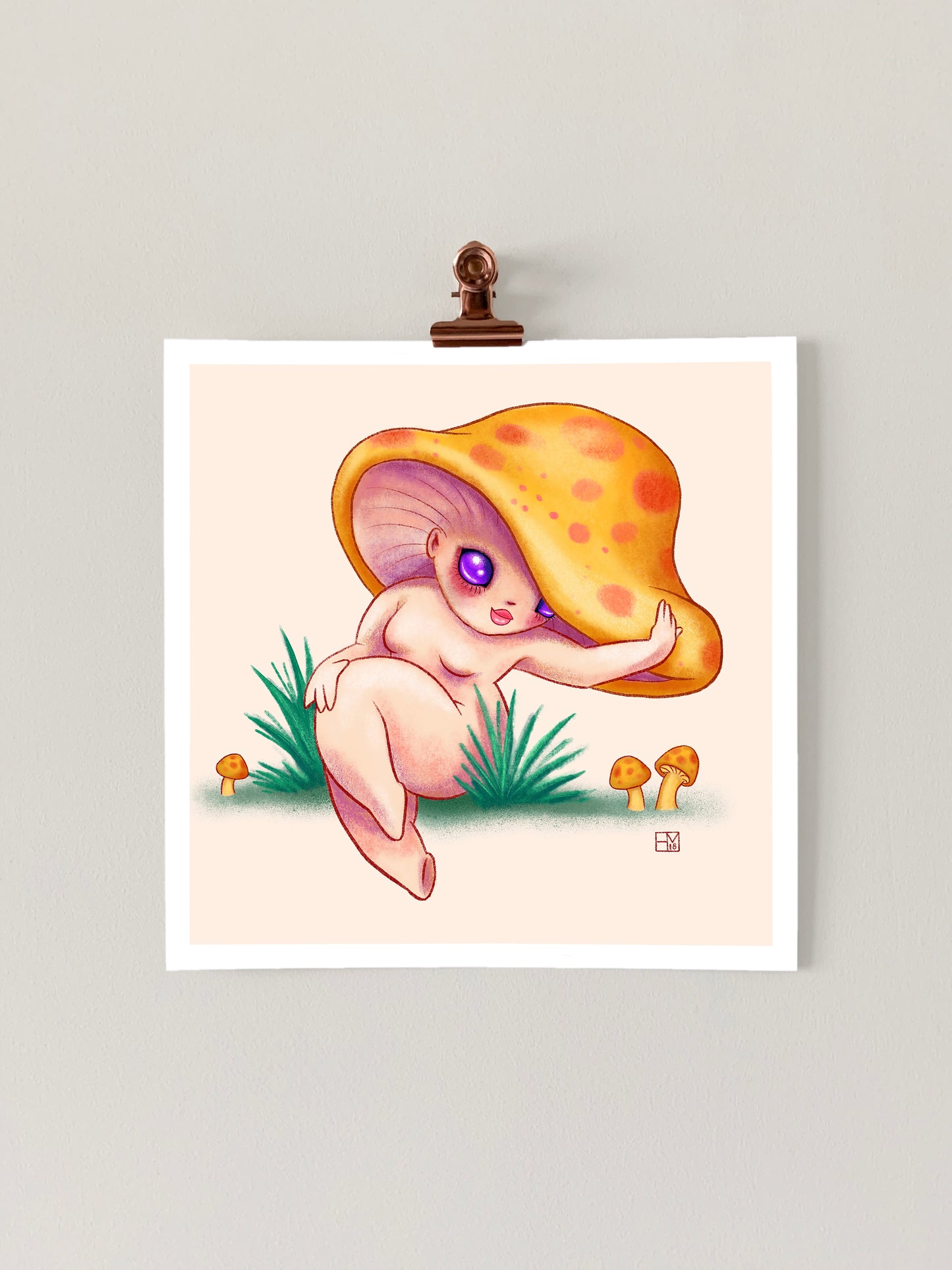 Shroom Babe Art Print