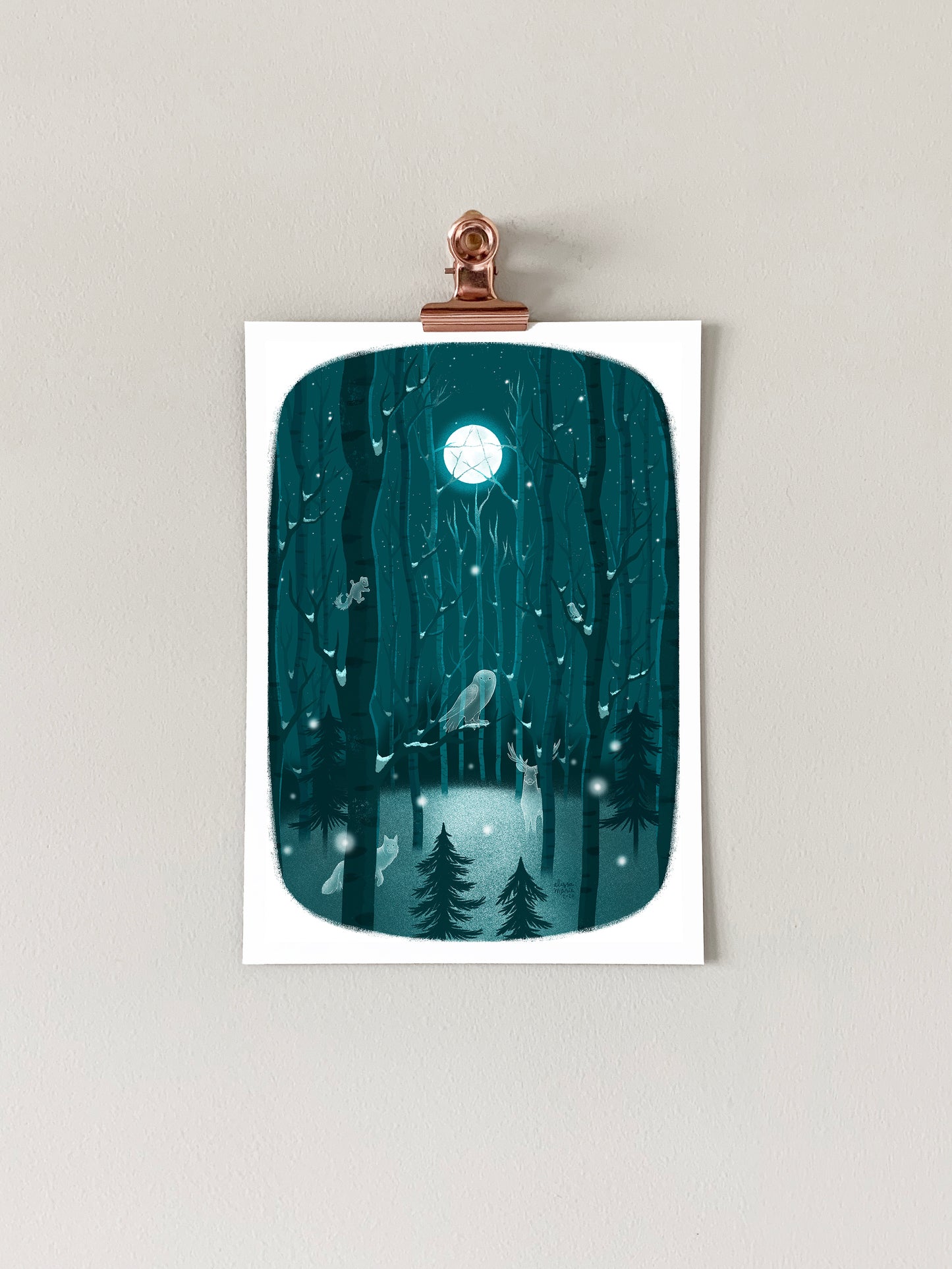 Winter Spirits Art Print