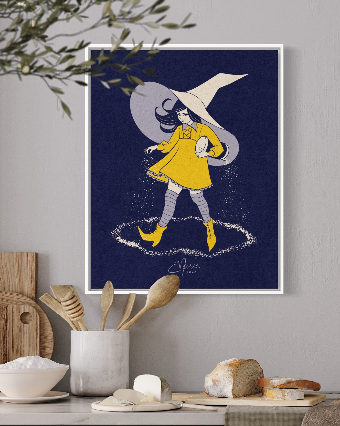 Salty Witch Art Print