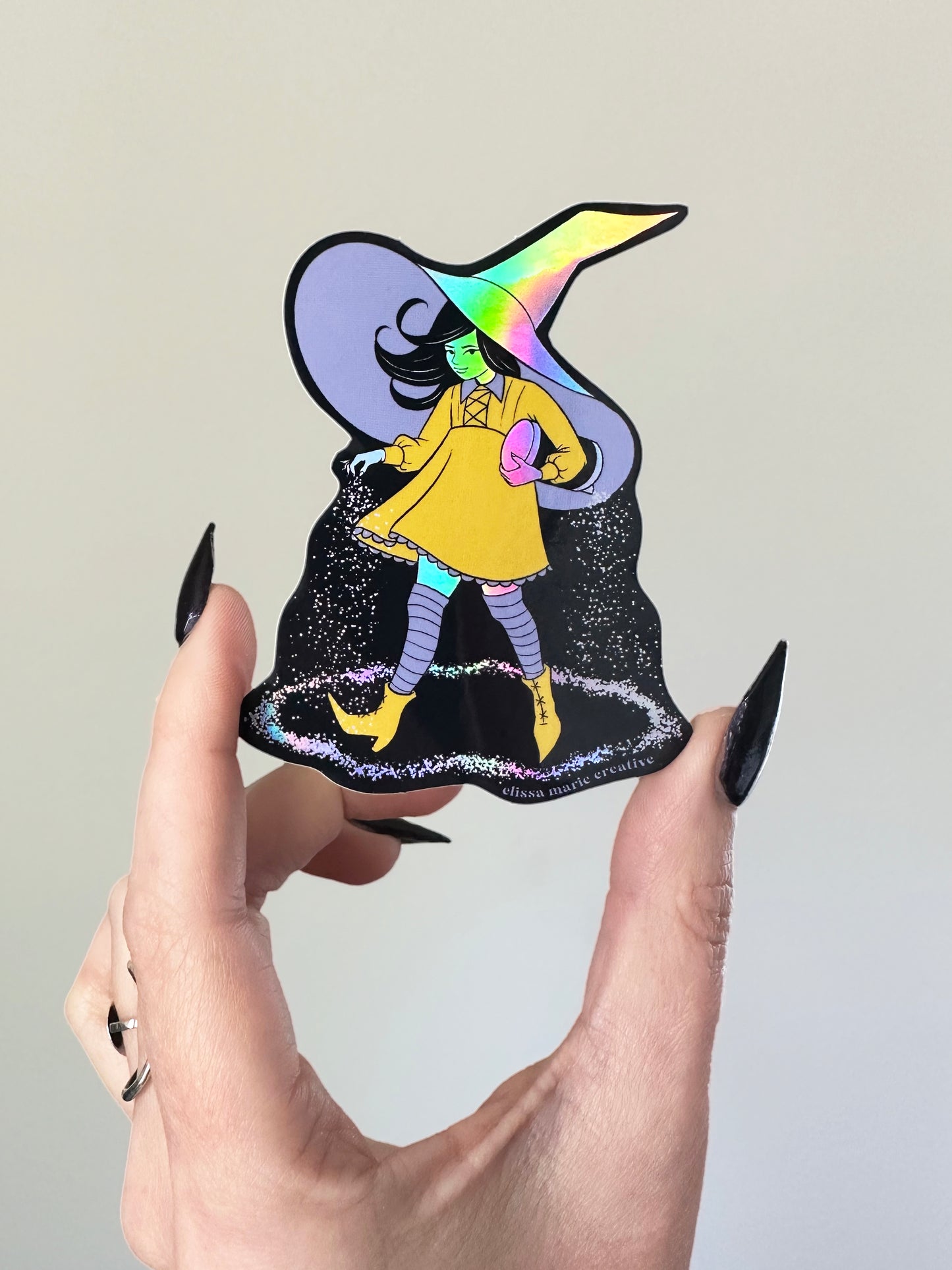 Salty Witch Holo Sticker