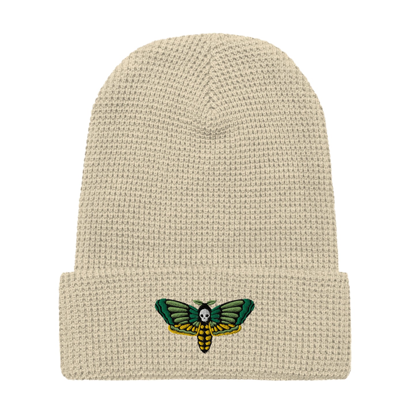Death Moth Waffle Beanie
