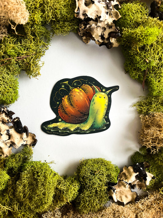 Pumpkin Snail Sticker