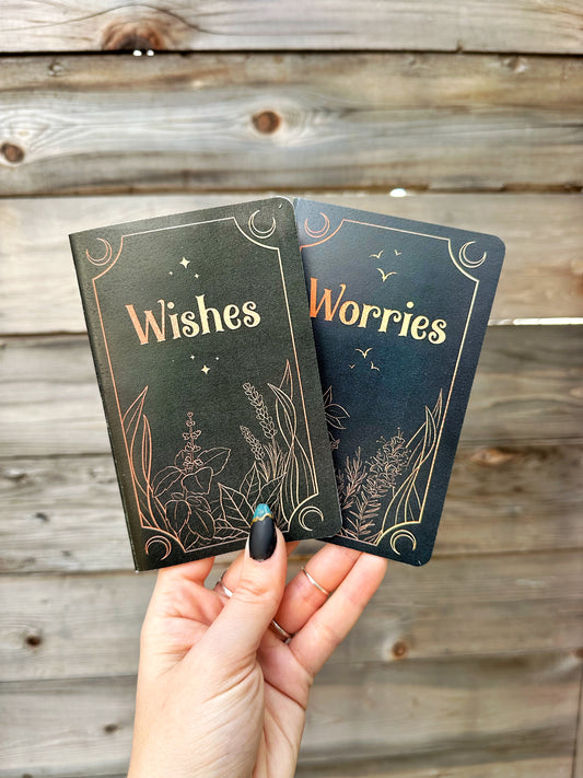 Wishes & Worries Journals: Set of 2