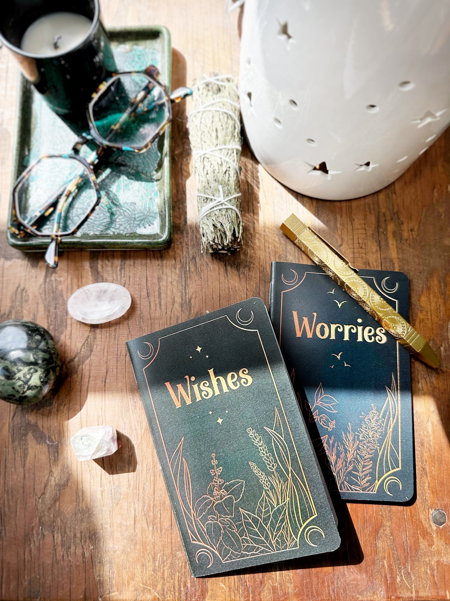 Wishes & Worries Journals: Set of 2