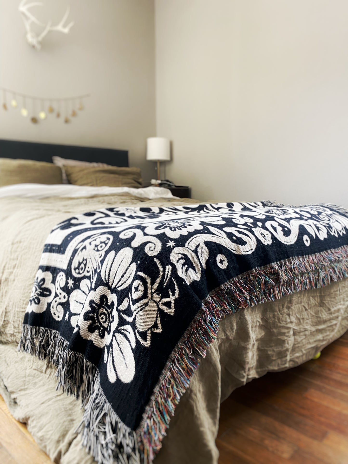 Witches' Garden Woven Throw Blanket