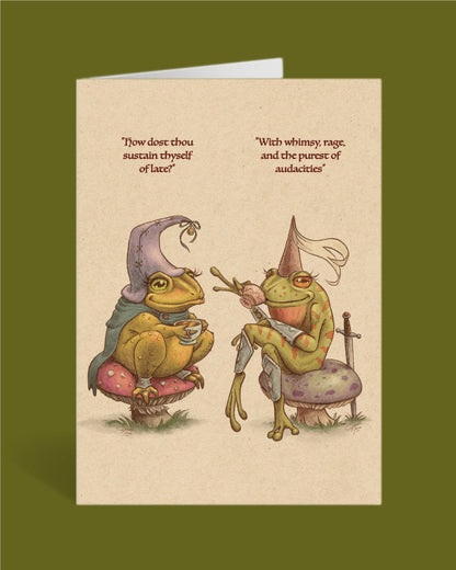 Frog & Toad Greeting Card