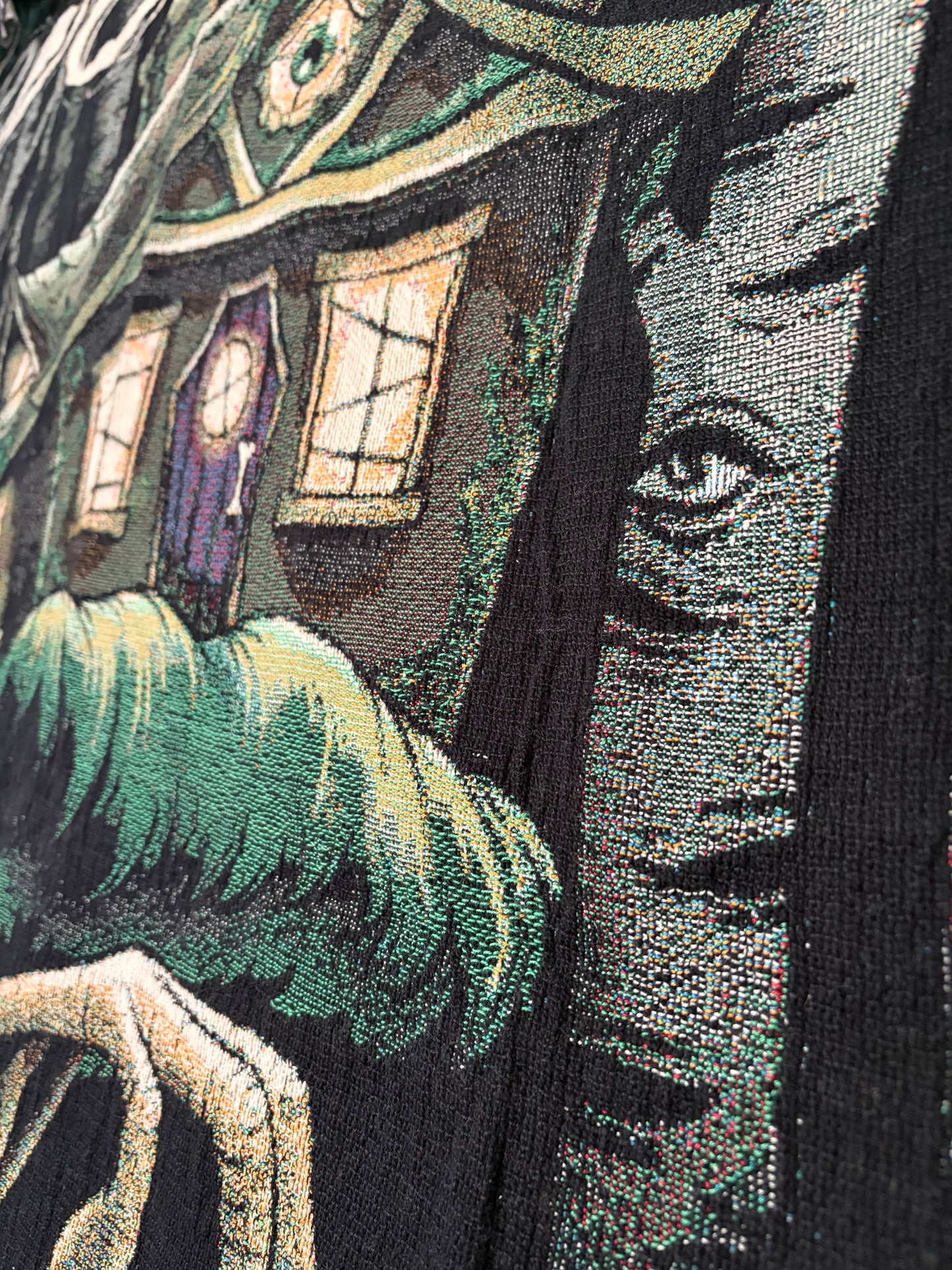 Baba Yaga Hut Woven Blanket