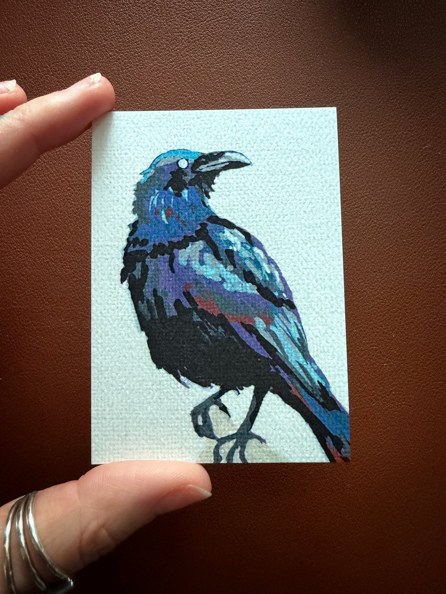 Raven #1 Limited Edition ACEO Mini Art Print