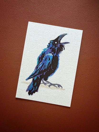 Raven #2 Limited Edition ACEO Mini Art Print