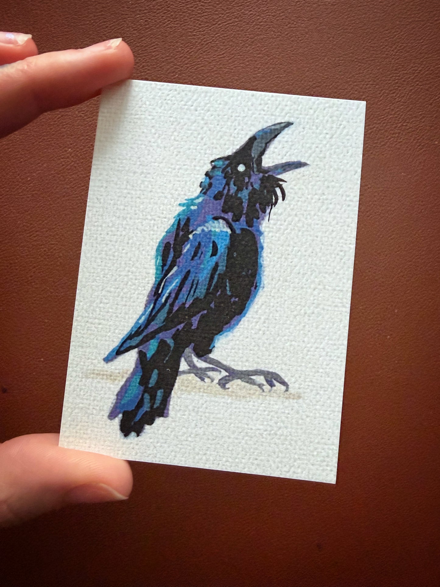 Raven #2 Limited Edition ACEO Mini Art Print