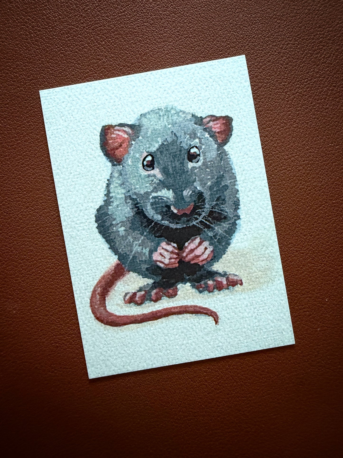 Widdle Mouse Limited Edition ACEO Mini Art Print