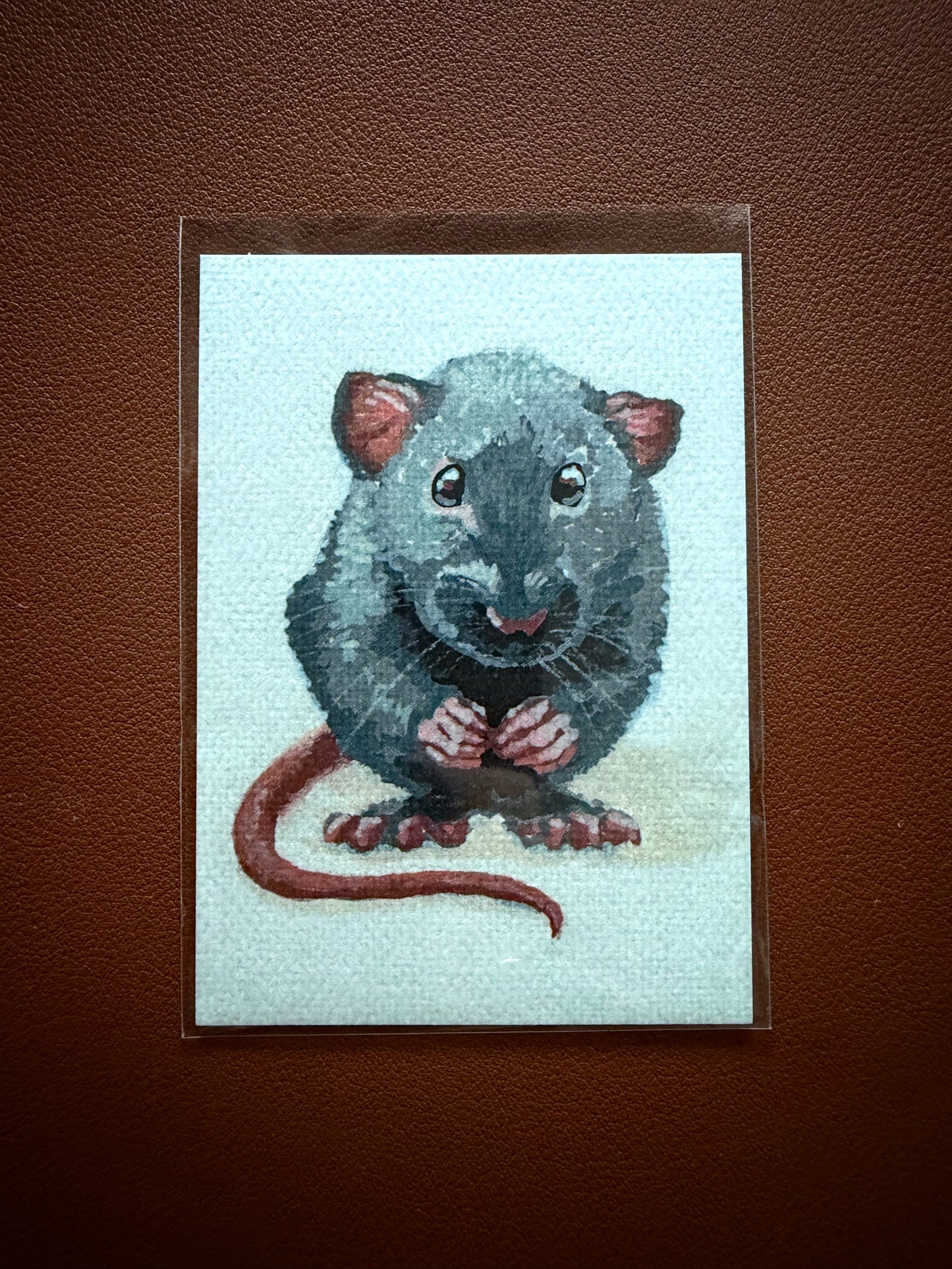 Widdle Mouse Limited Edition ACEO Mini Art Print