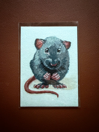 Widdle Mouse Limited Edition ACEO Mini Art Print