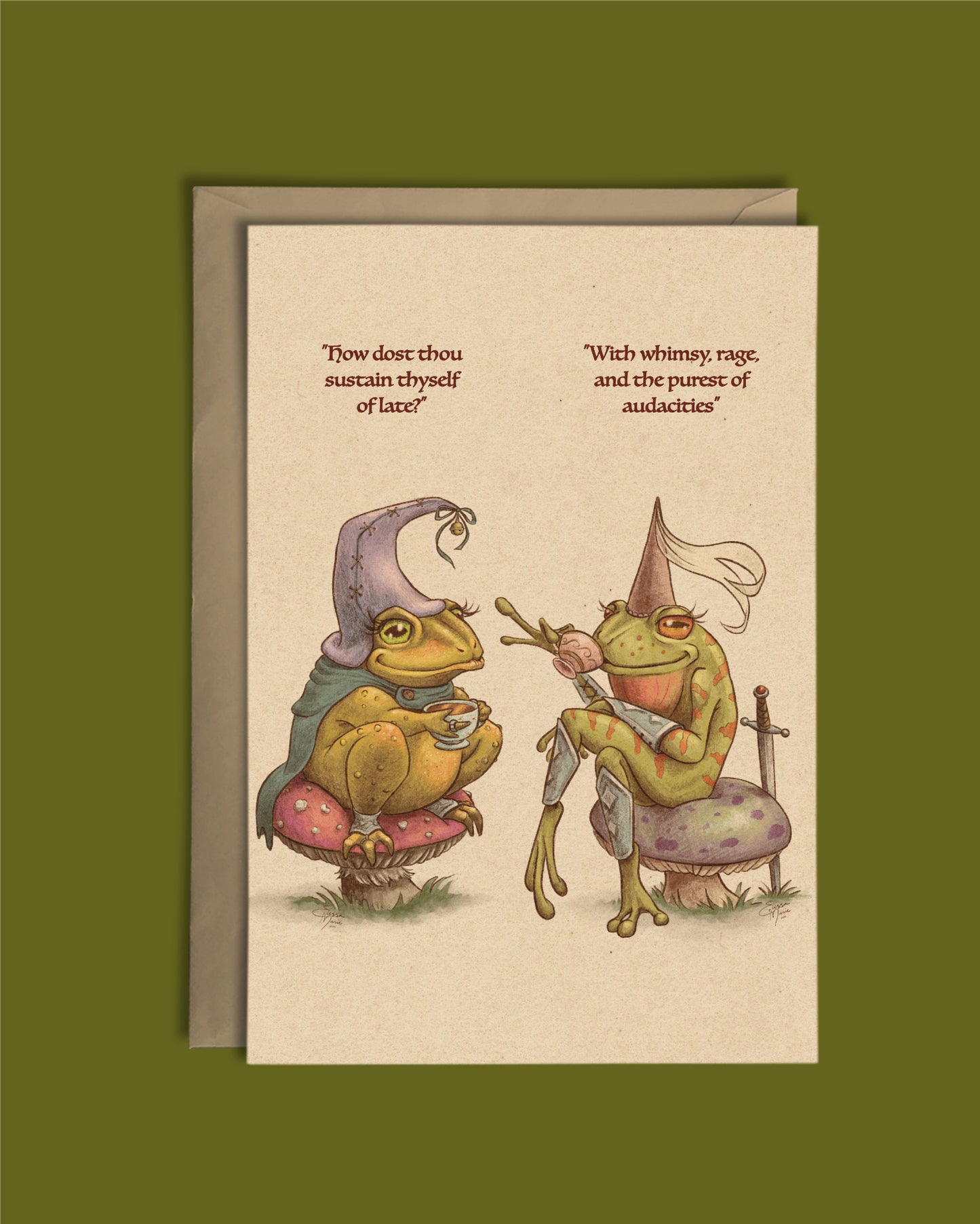 Frog & Toad Greeting Card