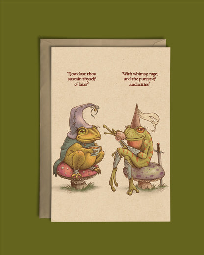 Frog & Toad Greeting Card