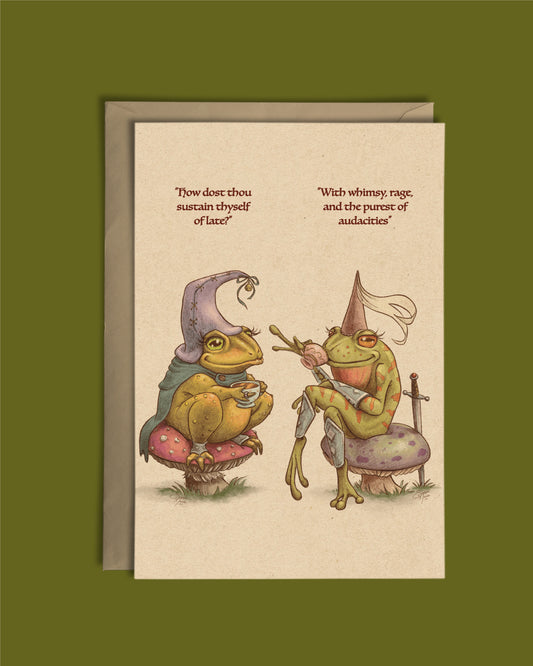 Frog & Toad Greeting Card