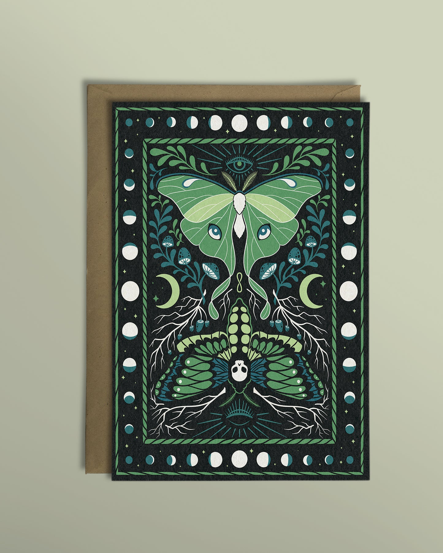 Moths Greeting Card