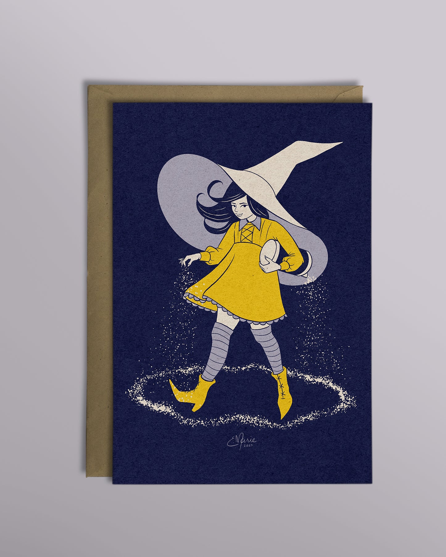 Salty Witch Greeting Card