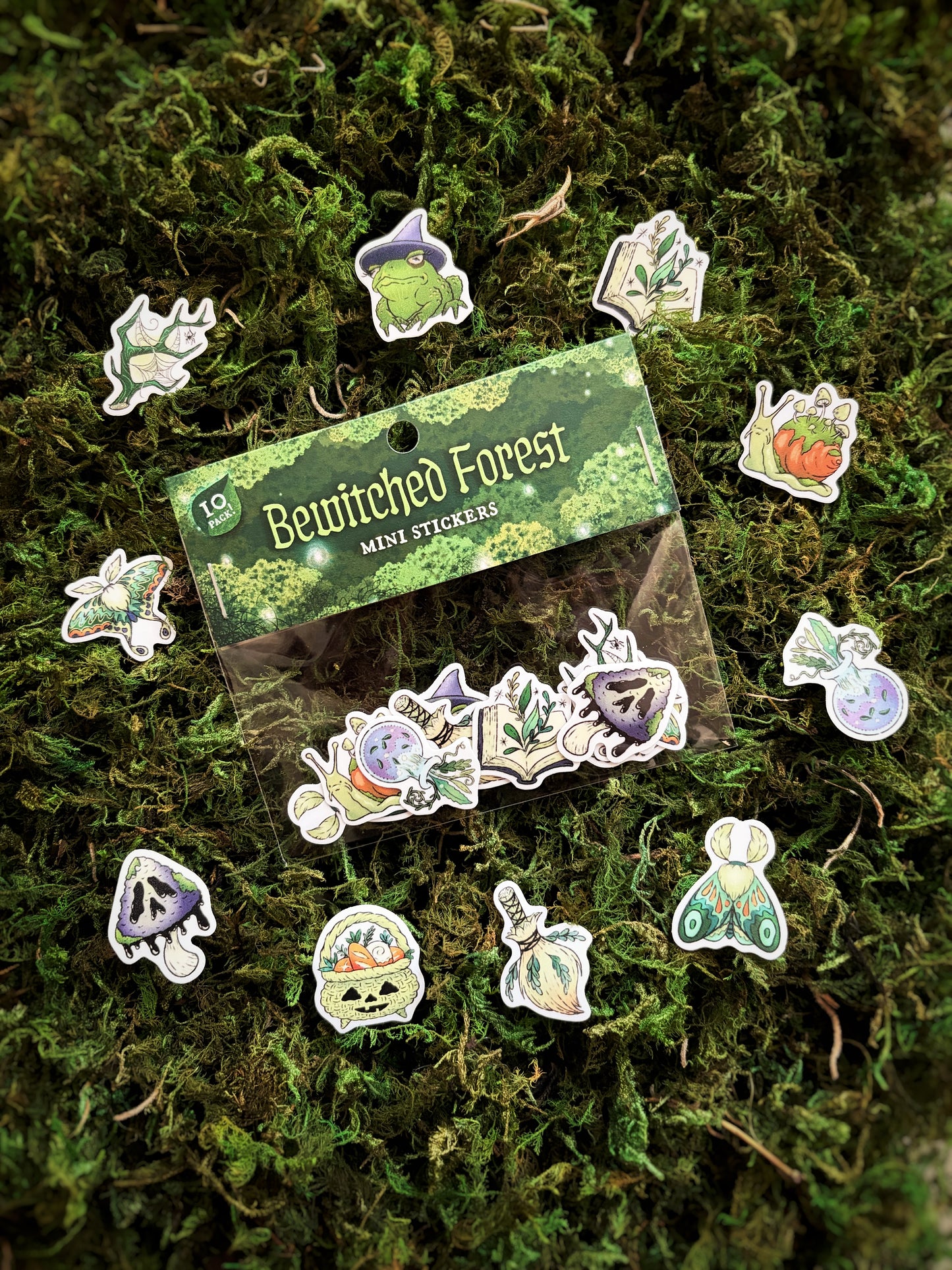 Mini Stickers: Bewitched Forest 10-pack
