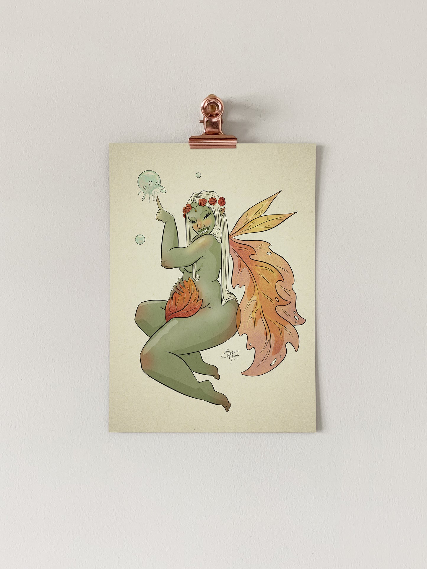 Fairy Pin-Up Art Print