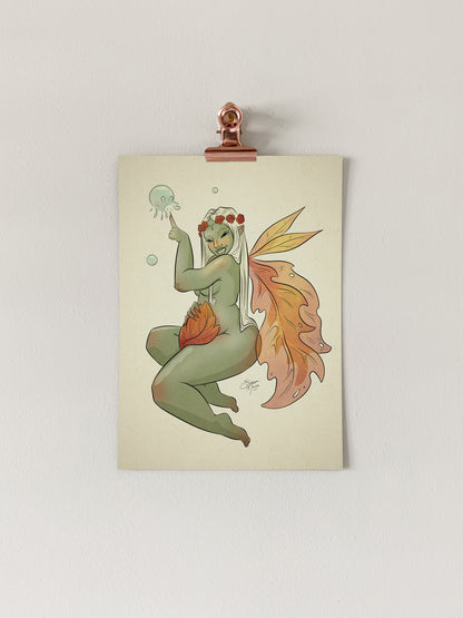 Fairy Pin-Up Art Print