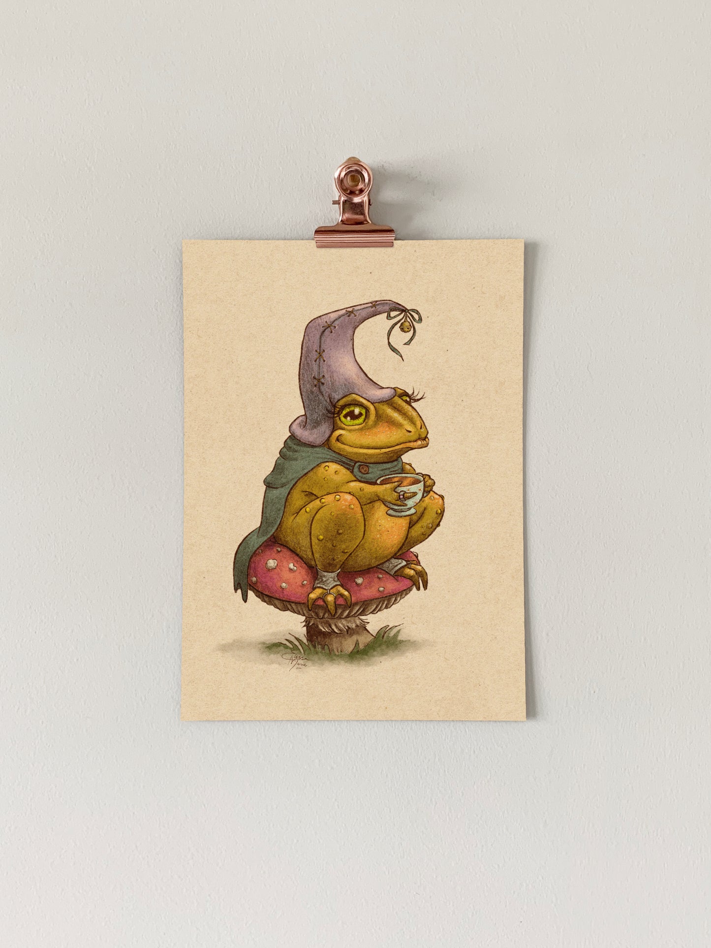 Medieval Toad Art Print