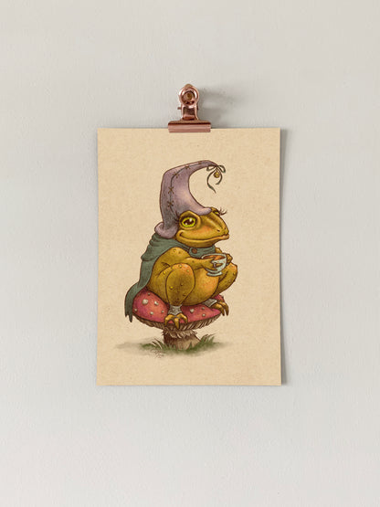 Medieval Toad Art Print