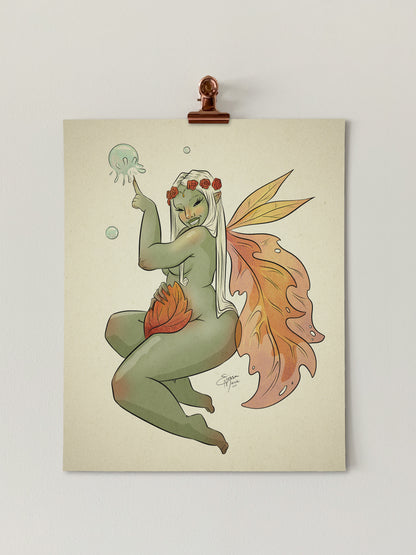 Fairy Pin-Up Art Print