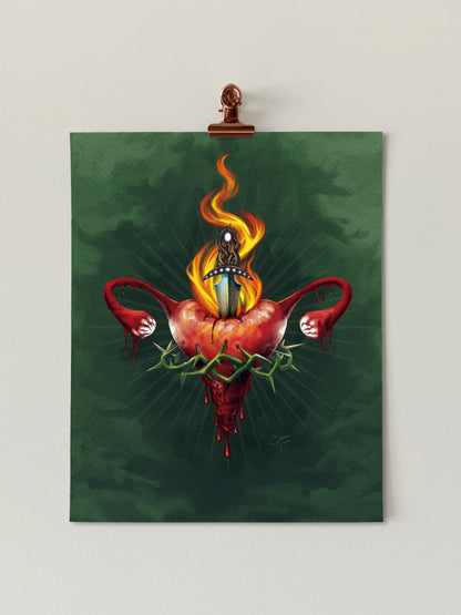 Sacral Heart Art Print