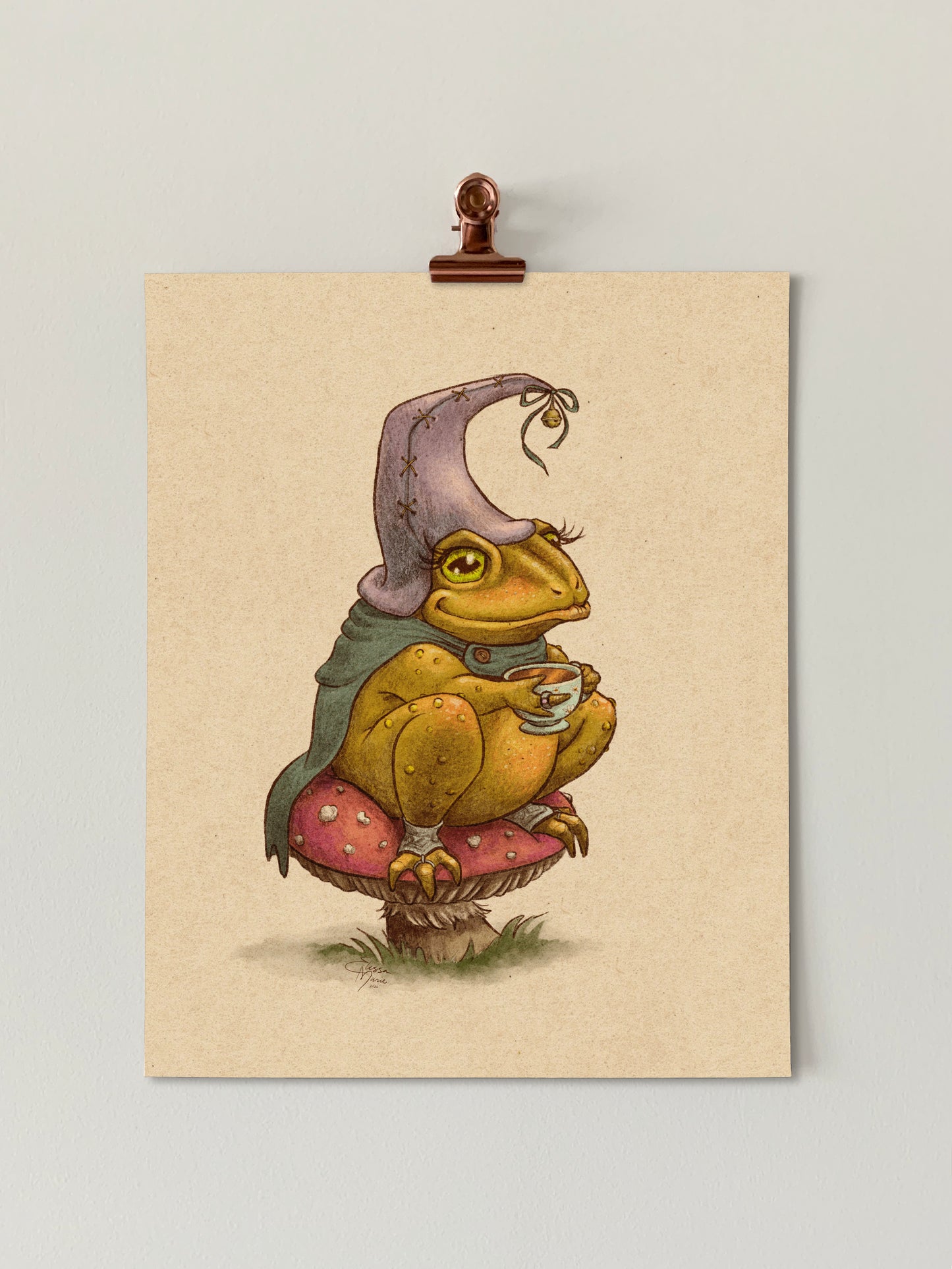 Medieval Toad Art Print