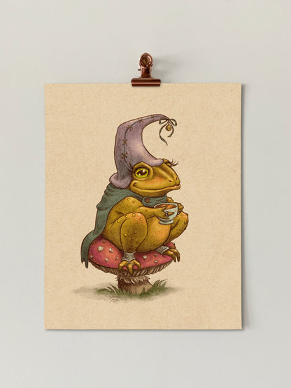 Medieval Toad Art Print